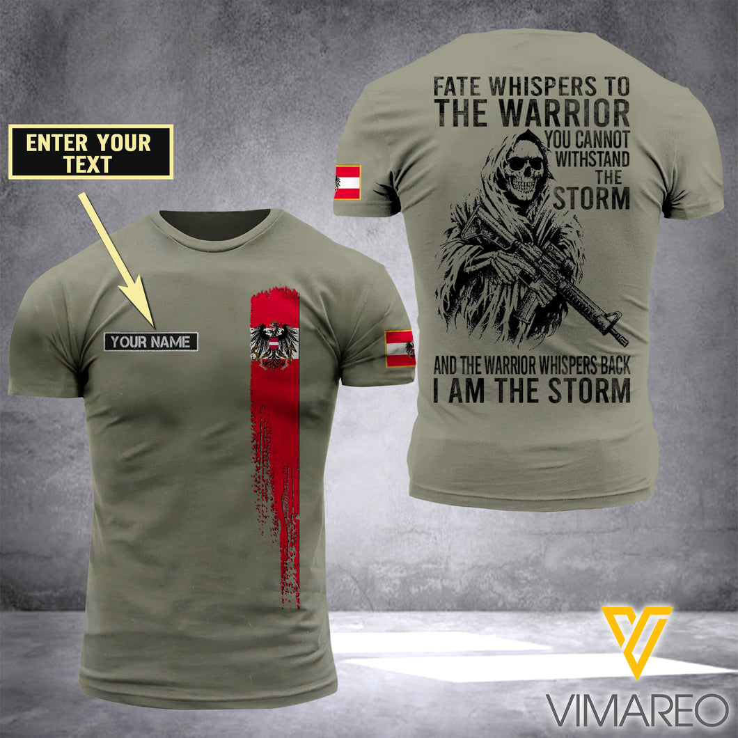 Customized Austrian Soldier Storm 3D Printed Combat Shirt EZA1204