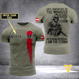 Customized Austrian Soldier Storm 3D Printed Combat Shirt EZA1204
