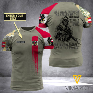 Customized Austrian Soldier 3D Printed Combat Shirt EZA084