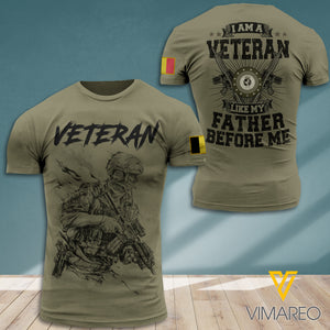 Belgian Soldier 3D Printed Combat Shirt EZA260721