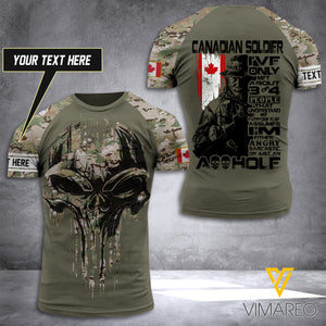 Customized Canadian Soldier 3D Printed Combat Shirt EZA030621