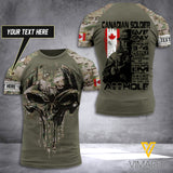 Customized Canadian Soldier 3D Printed Combat Shirt EZA030621