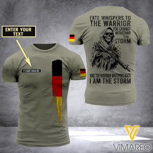 Customized German soldier 3D Printed Shirt EZA074