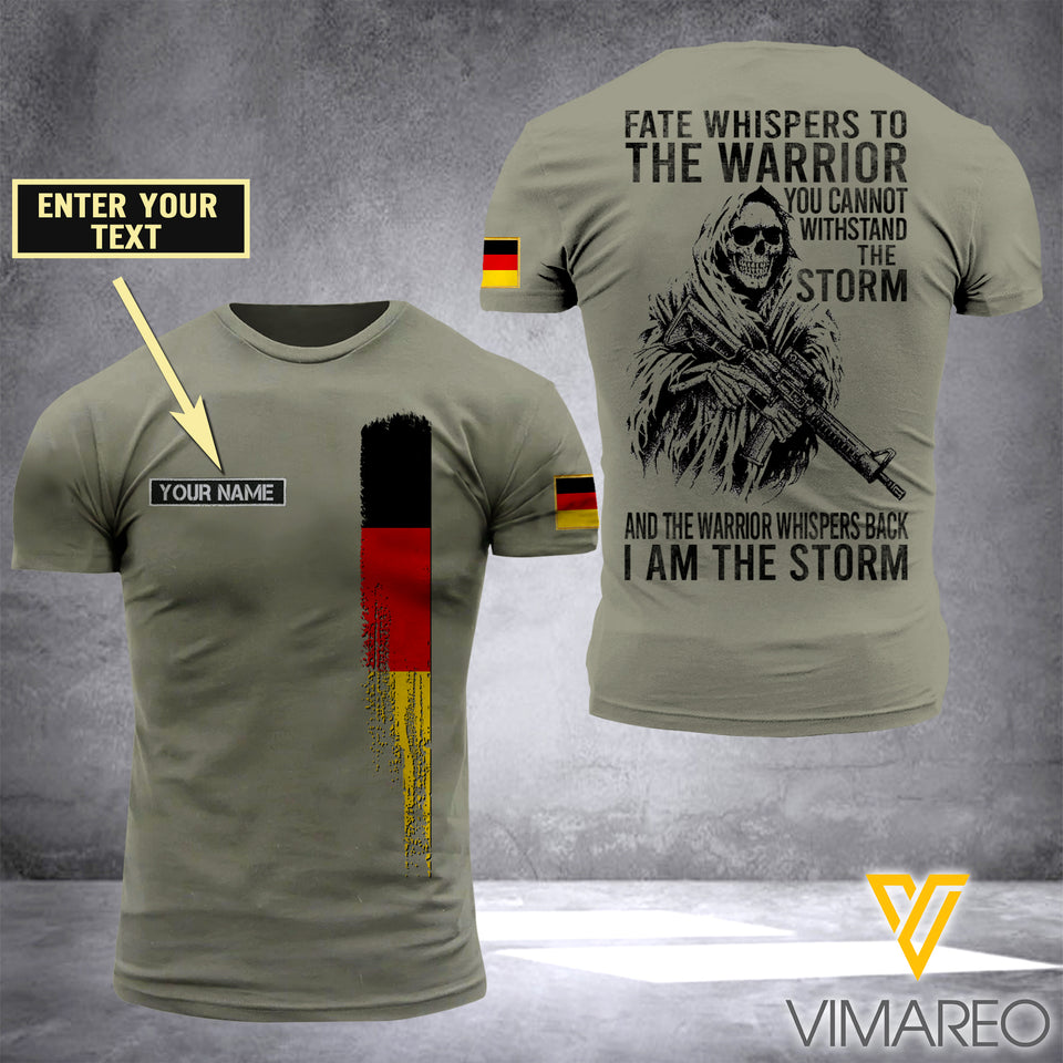 Customized German soldier 3D Printed Shirt EZA074