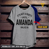 VMMH PERSONALIZED INDIANA GIRL TSHIRT PRINTED MAR-MA03