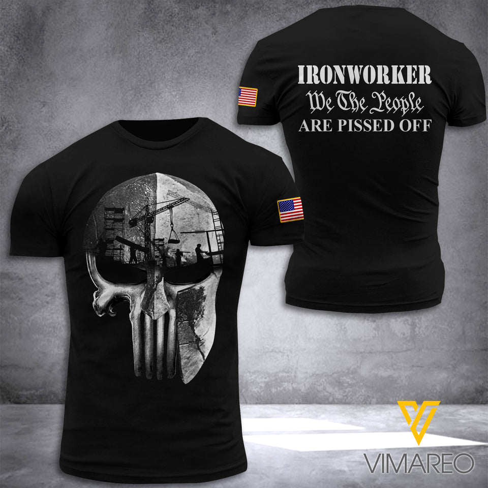 IRONWORKER TSHIRT 3D PRINTED MAY-MA05