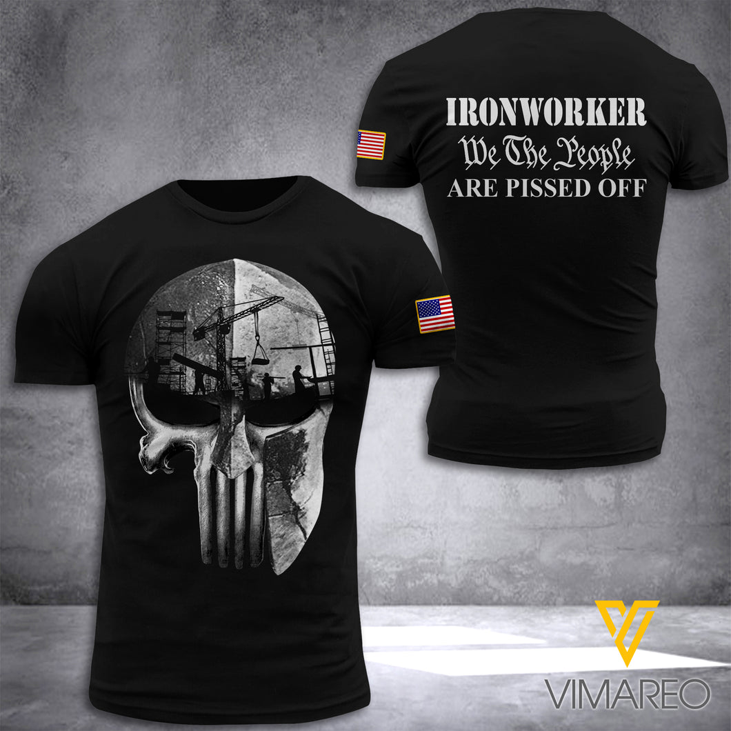 IRONWORKER TSHIRT 3D PRINTED MAY-MA05