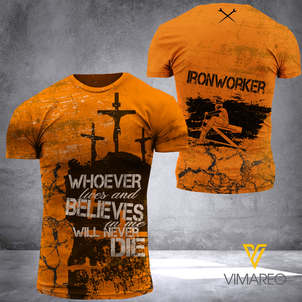 MTP IRONWORKER T SHIRT 3D PRINTED CAM