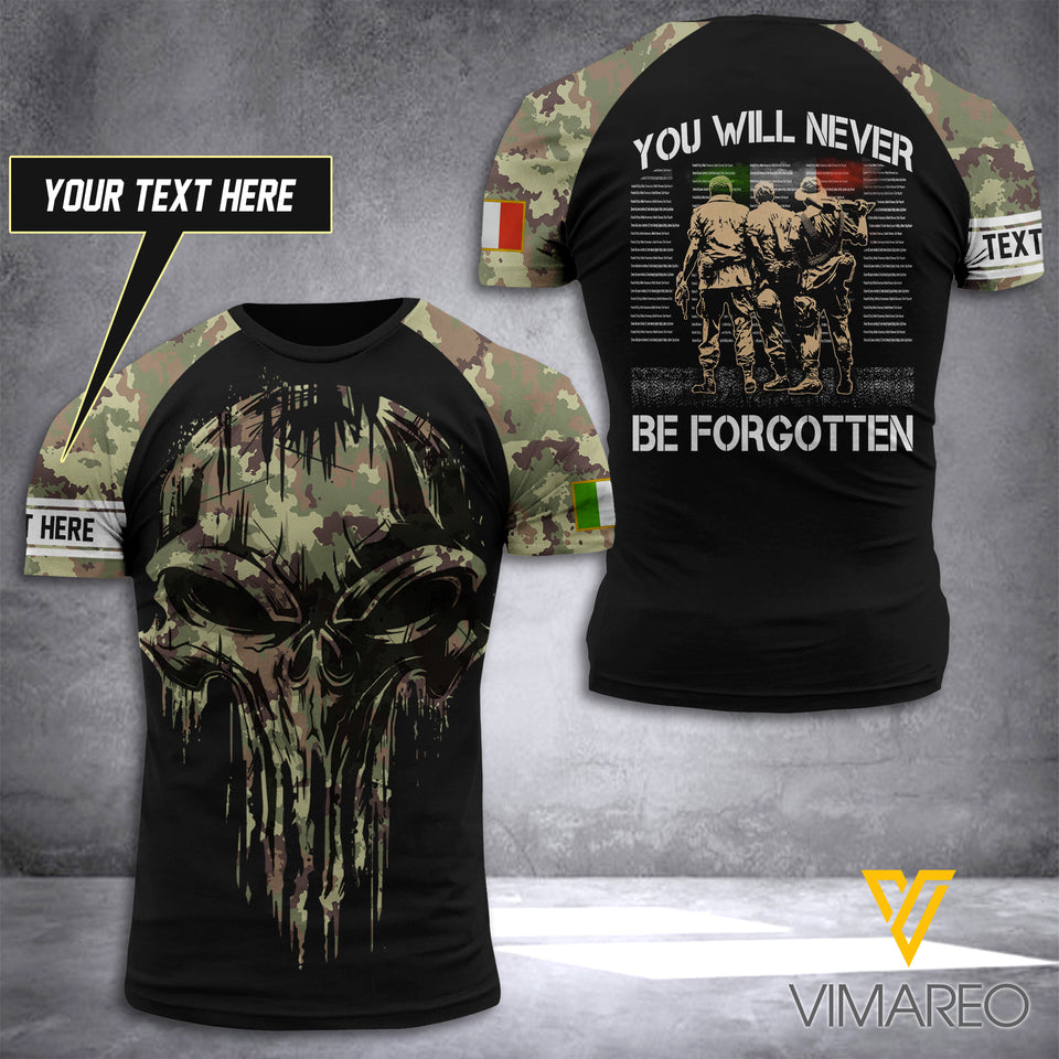Customized Italian Soldier 3D Printed Combat Shirt EZA070621