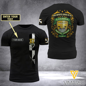 PHN PERSONALIZED Lisbon TSHIRT 3D PRINTED APR-MA12