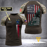 North Carolina Flag Customized 3D PRINTED SHIRT PTR