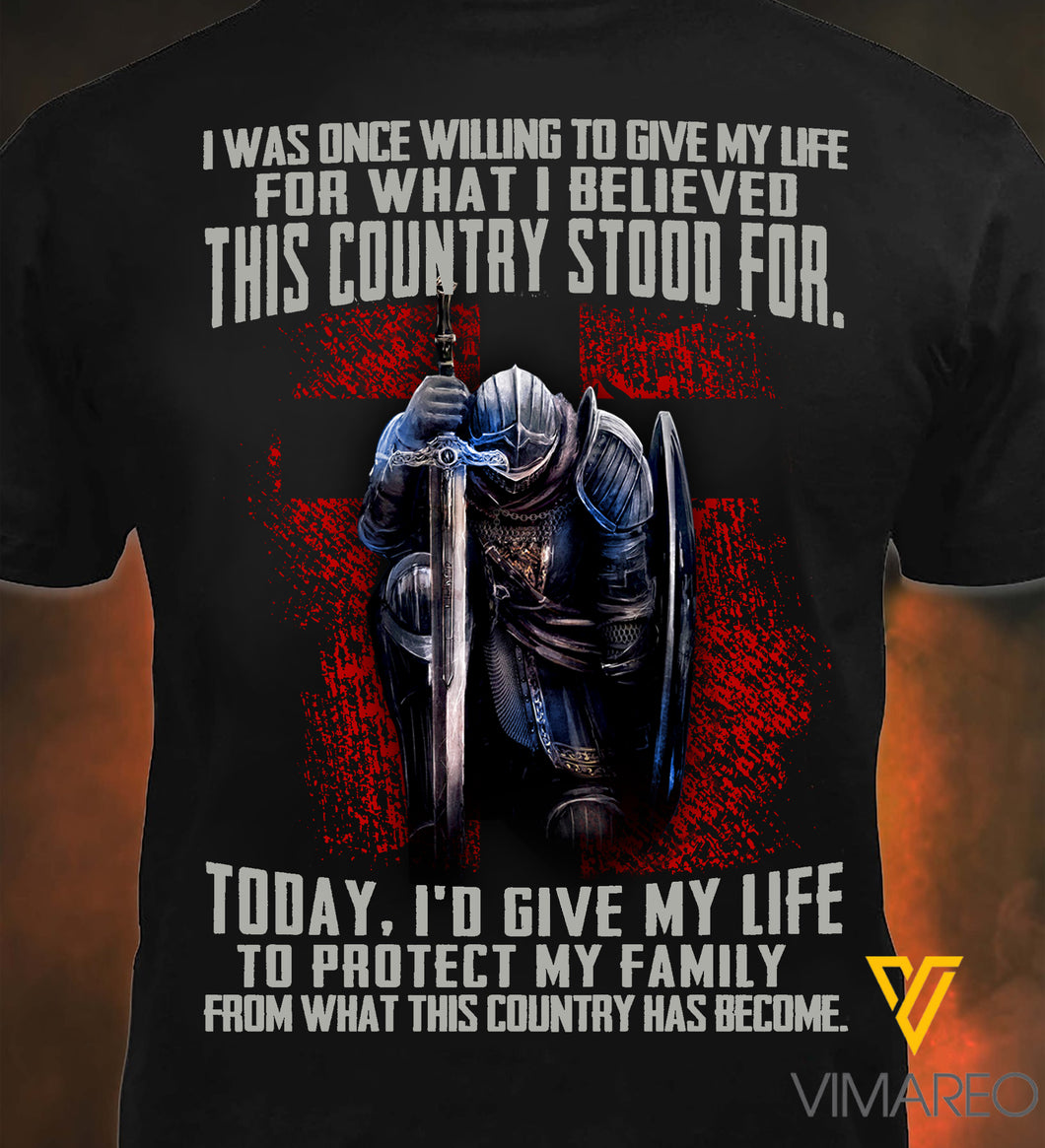 Knight T SHIRT 3D ALL PRINTED 1006A