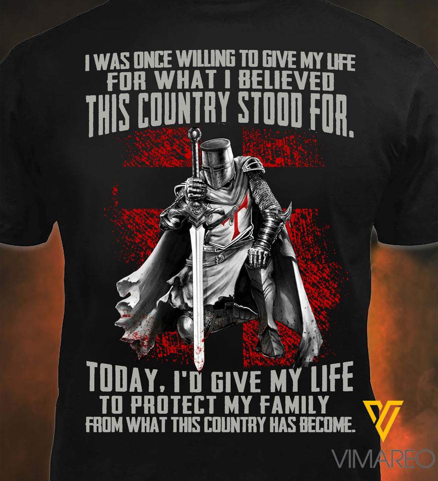 Knight T SHIRT 3D ALL PRINTED 1006A