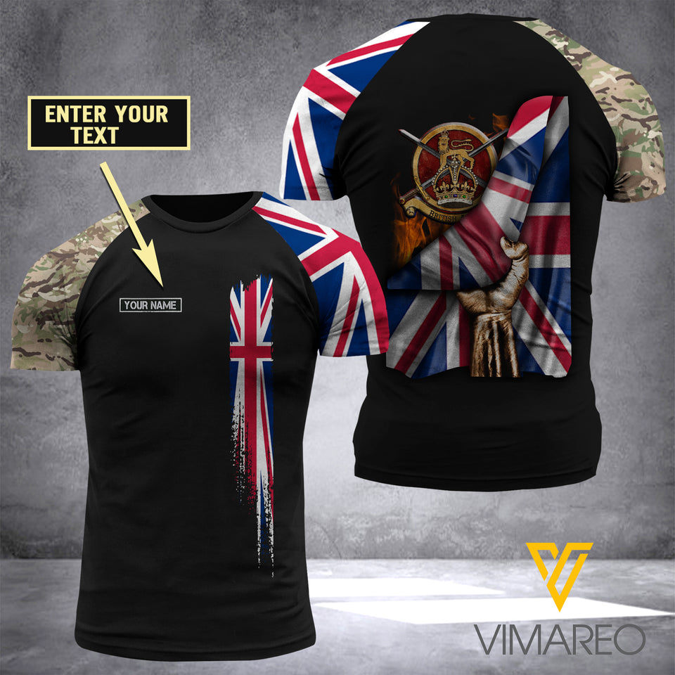 Customized British Soldier 3D Printed Combat Shirt EZA1407