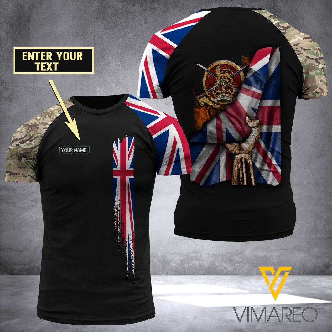 Customized British Soldier 3D Printed Combat Shirt EZA1407
