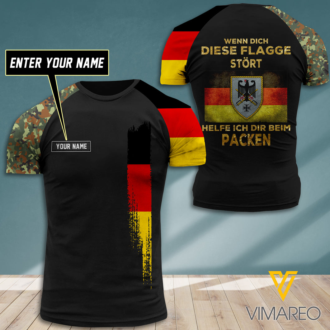 Customized German Soldier 3D Printed Combat Shirt EZMQ0607