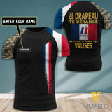 Customized French Soldier 3D Printed Combat Shirt EZMQ0607