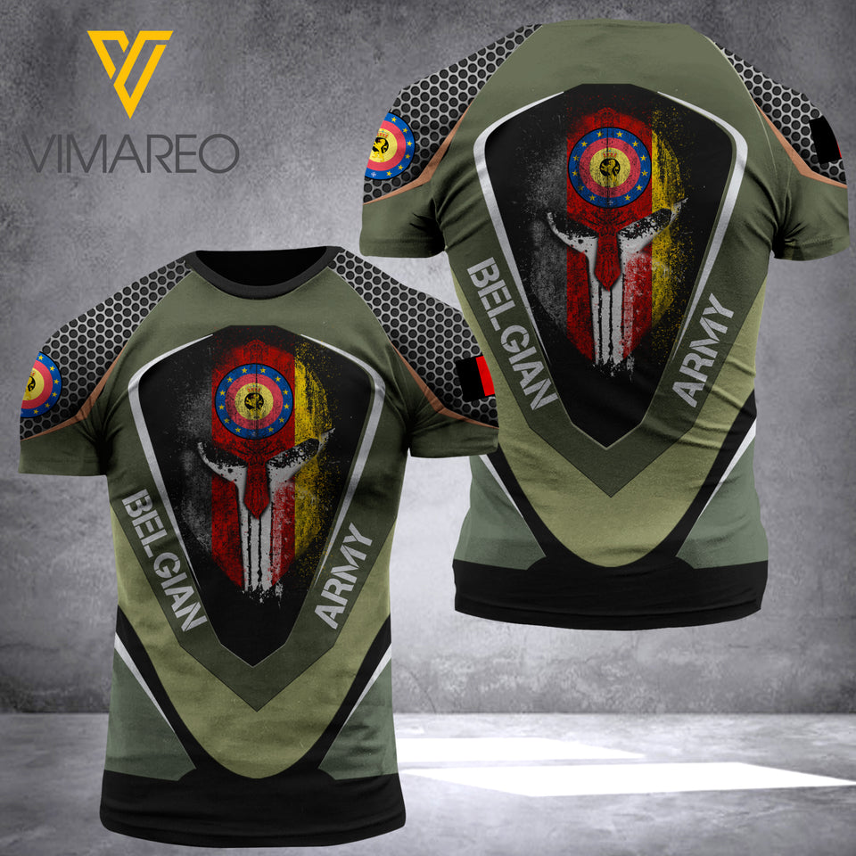 PHN Belgian Army 3D Printed Shirt APR-MA09