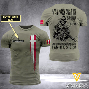 Customized Denmark Soldier Storm 3D Printed Combat Shirt EZA1204