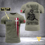 Customized Denmark Soldier Storm 3D Printed Combat Shirt EZA1204