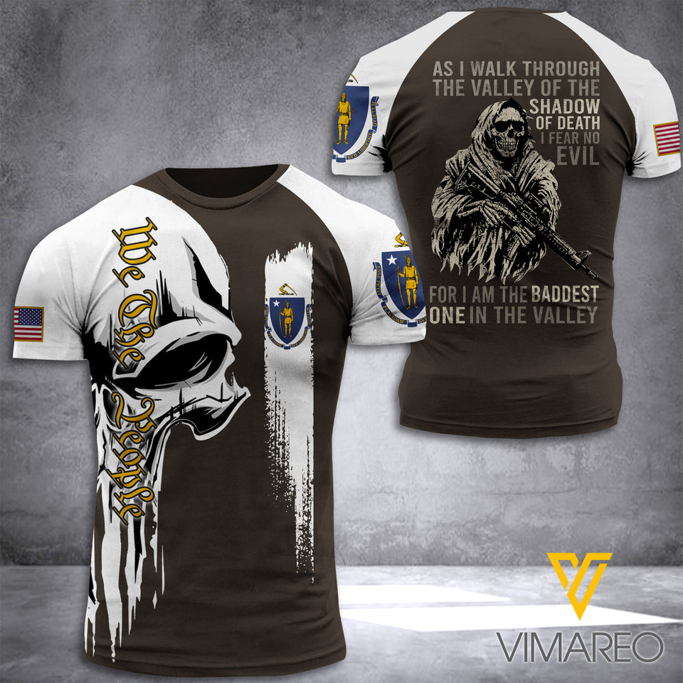 Massachusett Shadow 3D Printed Combat Shirt EZA020621