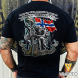 NORWAY VETERAN T SHIRT 3D PRINTED 1305NGBA