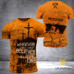 MTP roofer T SHIRT 3D PRINTED CAM