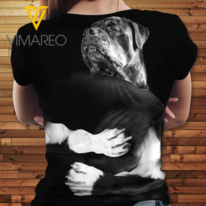 MH ROTTWEILER DOG TSHIRT 3D PRINTED MAR-MA09