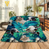 BRAHMAN CATTLE HAWAI PATTERN BUCKET HAT 3D PRINTED