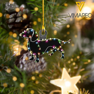DACHSHUND HANGING ORNAMENT TNVQ0410