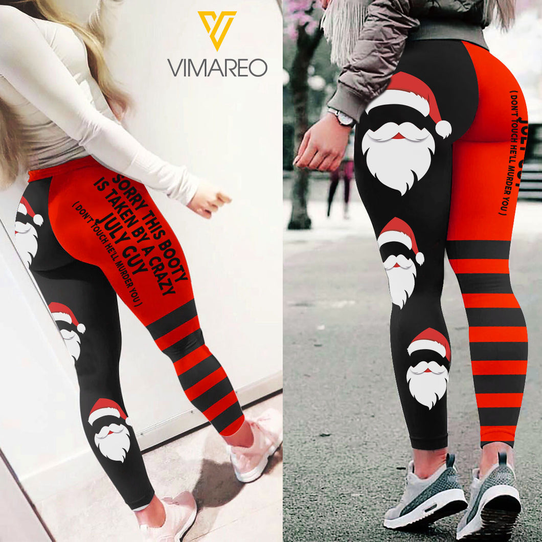 TAKEN BY A CRAZY JULY GUY CHRISTMAS LEGGING 3D PRINTED