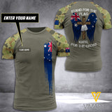 AUSTRALIAN ARMY T SHIRT 3D PRINTED