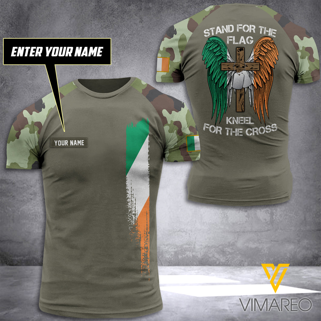 IRELAND ARMY T SHIRT 3D PRINTED
