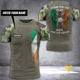 IRELAND ARMY T SHIRT 3D PRINTED