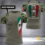 MEXICO ARMY T SHIRT 3D PRINTED