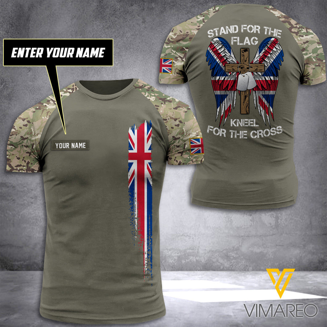 BRITISH ARMY T SHIRT 3D PRINTED