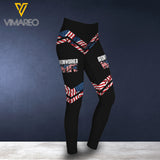 AMERICAN IRONWORKER WIFE  CRISS-CROSS TANK TOP LEGGING