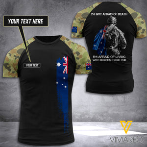 CUSTOMIZED AUSTRALIAN ARMY DIE FOR 3D PRINTED T SHIRT