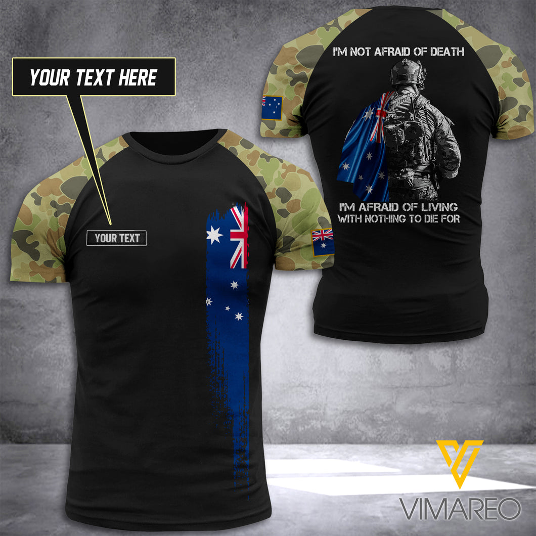 CUSTOMIZED AUSTRALIAN ARMY DIE FOR 3D PRINTED T SHIRT