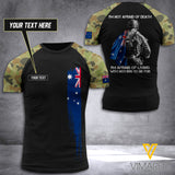 CUSTOMIZED AUSTRALIAN ARMY DIE FOR 3D PRINTED T SHIRT