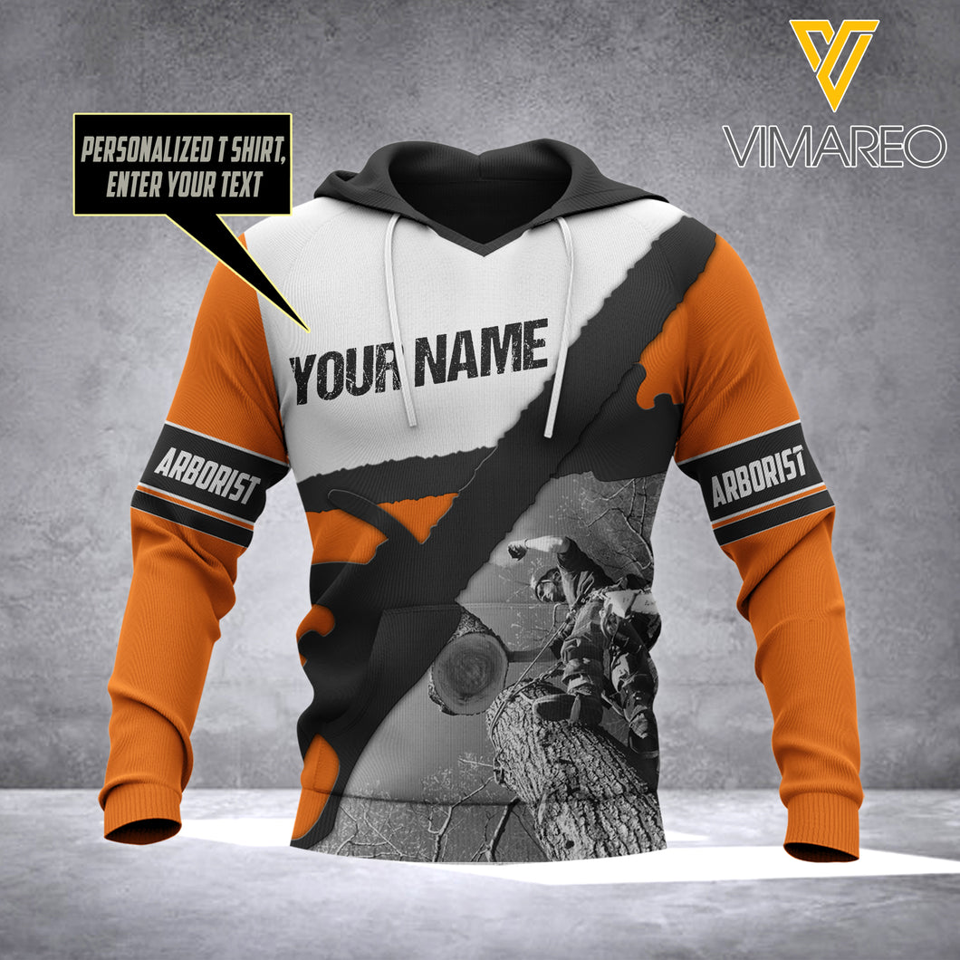 CUSTOMIZED ARBORIST HOODIE 3D PRINTED TNTN0110