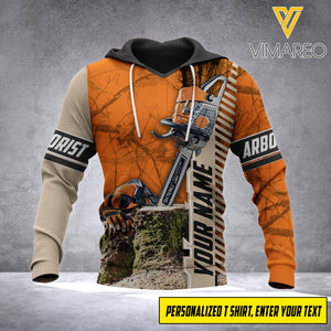 CUSTOMIZED ARBORIST HOODIE 3D PRINTED TNTN0410