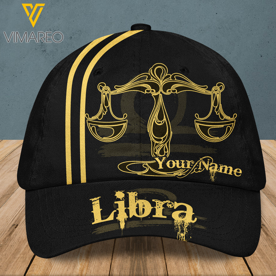 LIBRA PERSONALIZED ARIES PEAKED CAP 3D
