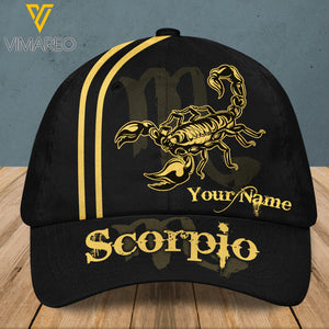 SCORPIO PERSONALIZED ARIES PEAKED CAP 3D