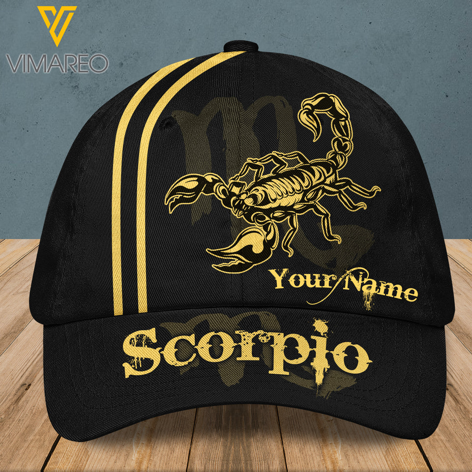 SCORPIO PERSONALIZED ARIES PEAKED CAP 3D