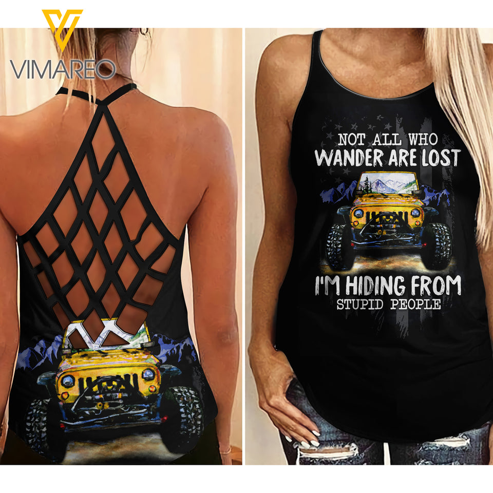 WANDER JEEP CRISS-CROSS TANK TOP