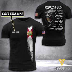 CUSTOMIZED FLORIDA GUY INSIDE T SHIRT 3D PRINTED