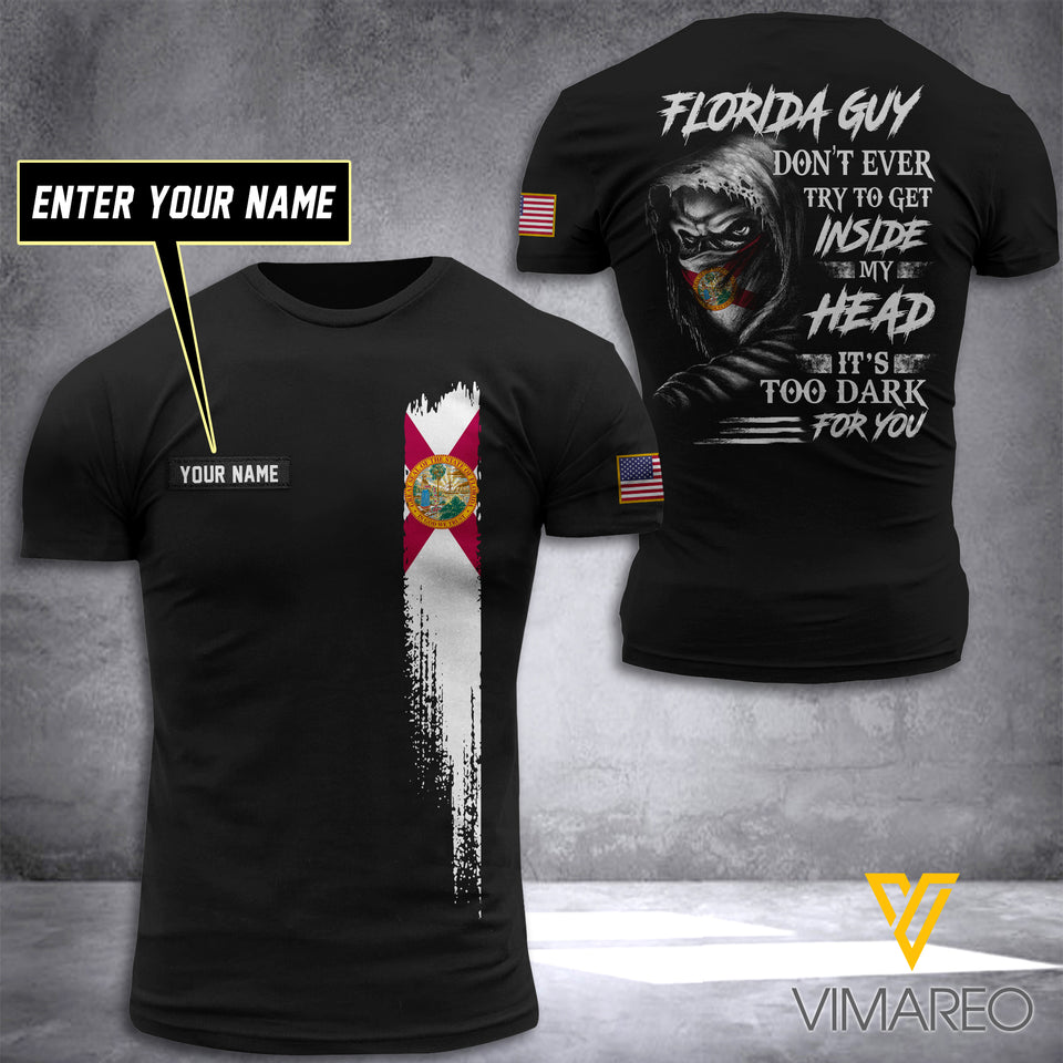 CUSTOMIZED FLORIDA GUY INSIDE T SHIRT 3D PRINTED
