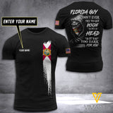 CUSTOMIZED FLORIDA GUY INSIDE T SHIRT 3D PRINTED