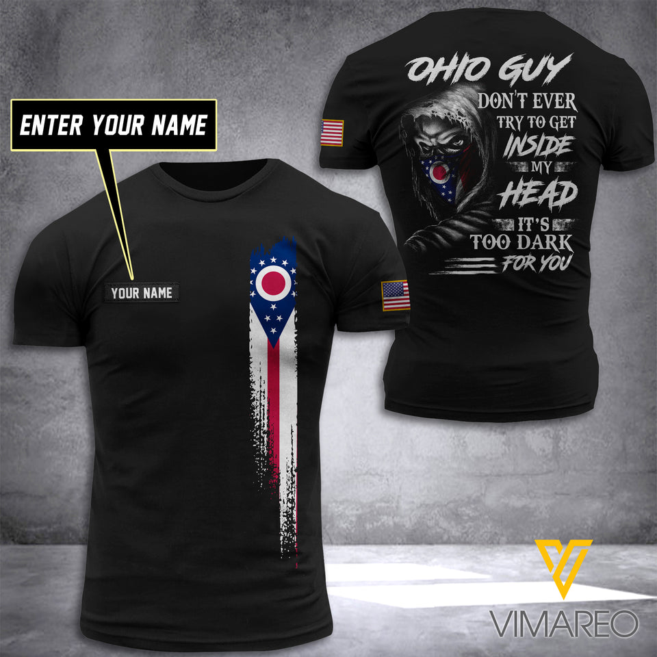 CUSTOMIZED OHIO GUY INSIDE T SHIRT 3D PRINTED